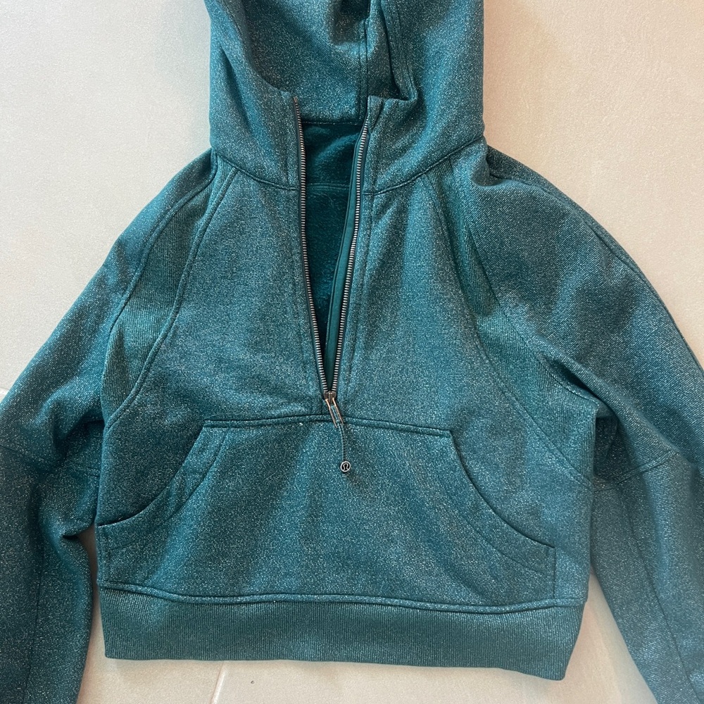 Lululemon Scuba Hoodie Teal Oversized Cozy Soft Athleisure Sweatshirt xs/s new